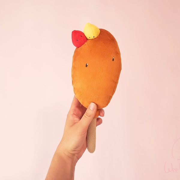 Corn Dog Plush Etsy