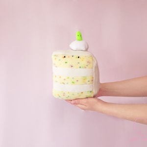 Birthday/ Half Birthday Cake plush