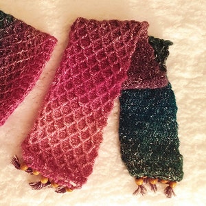Diamond Ridges Scarf Basic Pattern