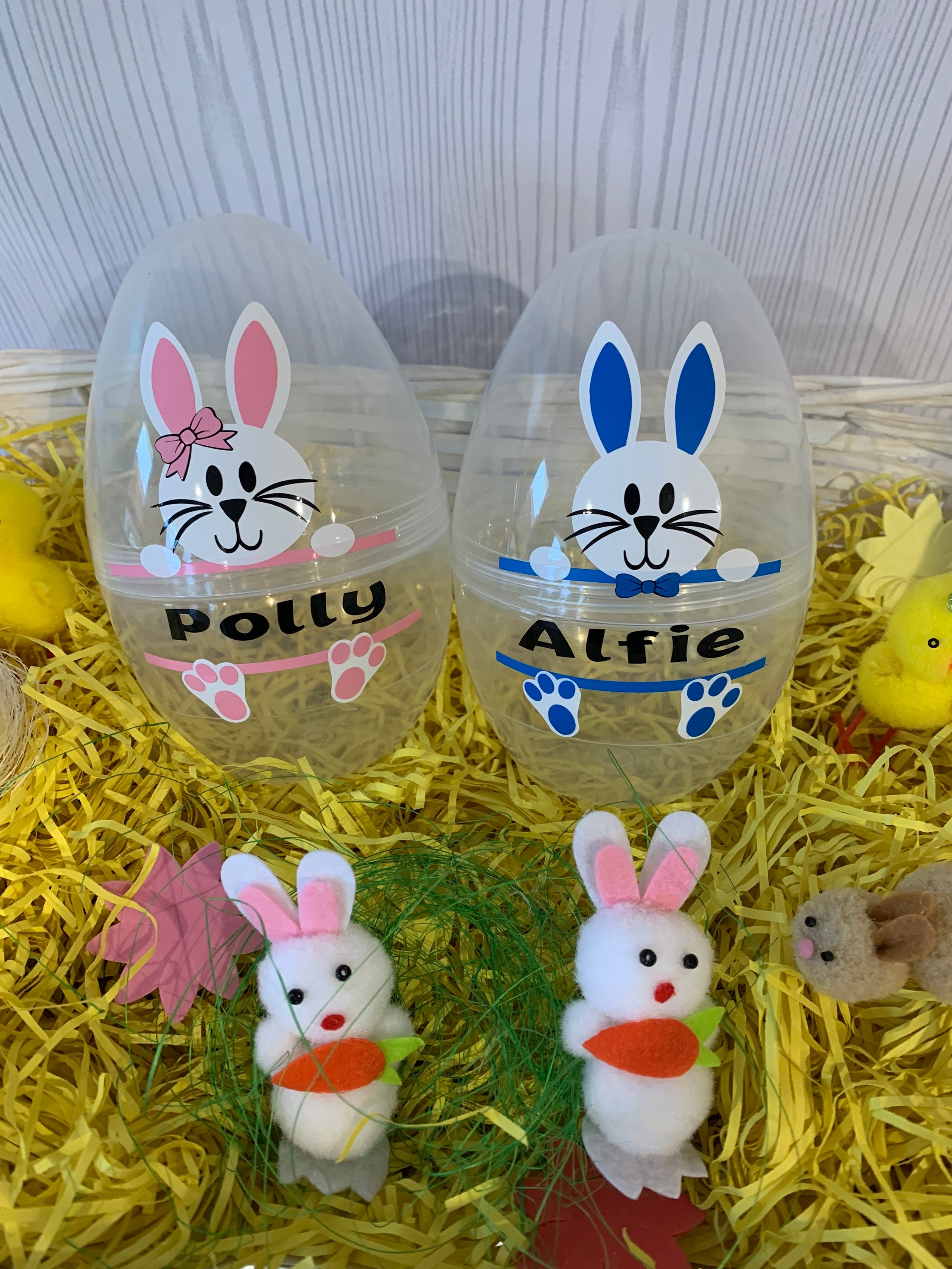 Personalised fillable Easter eggs Etsy