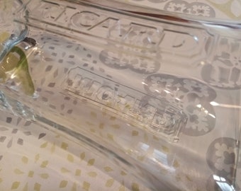 Carafe de jus d’eau en verre Ricard