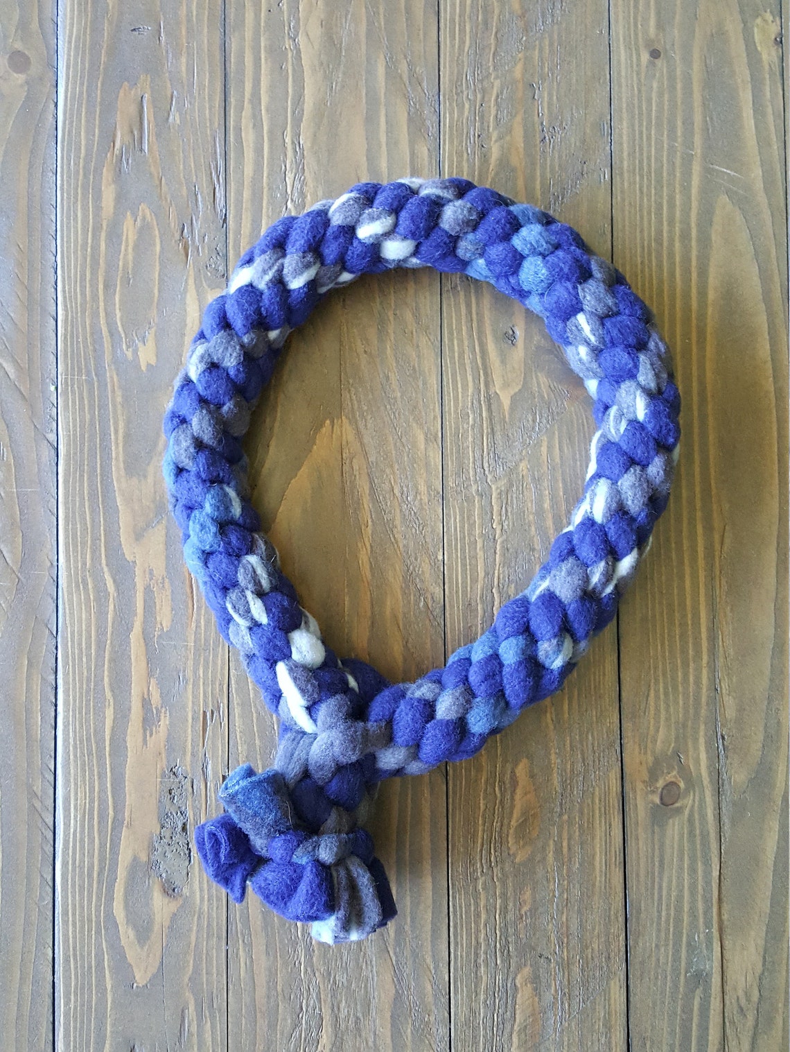 Large Fleece Dog Toy Dog Toys Ring Tug & Toss Dog Toy Etsy