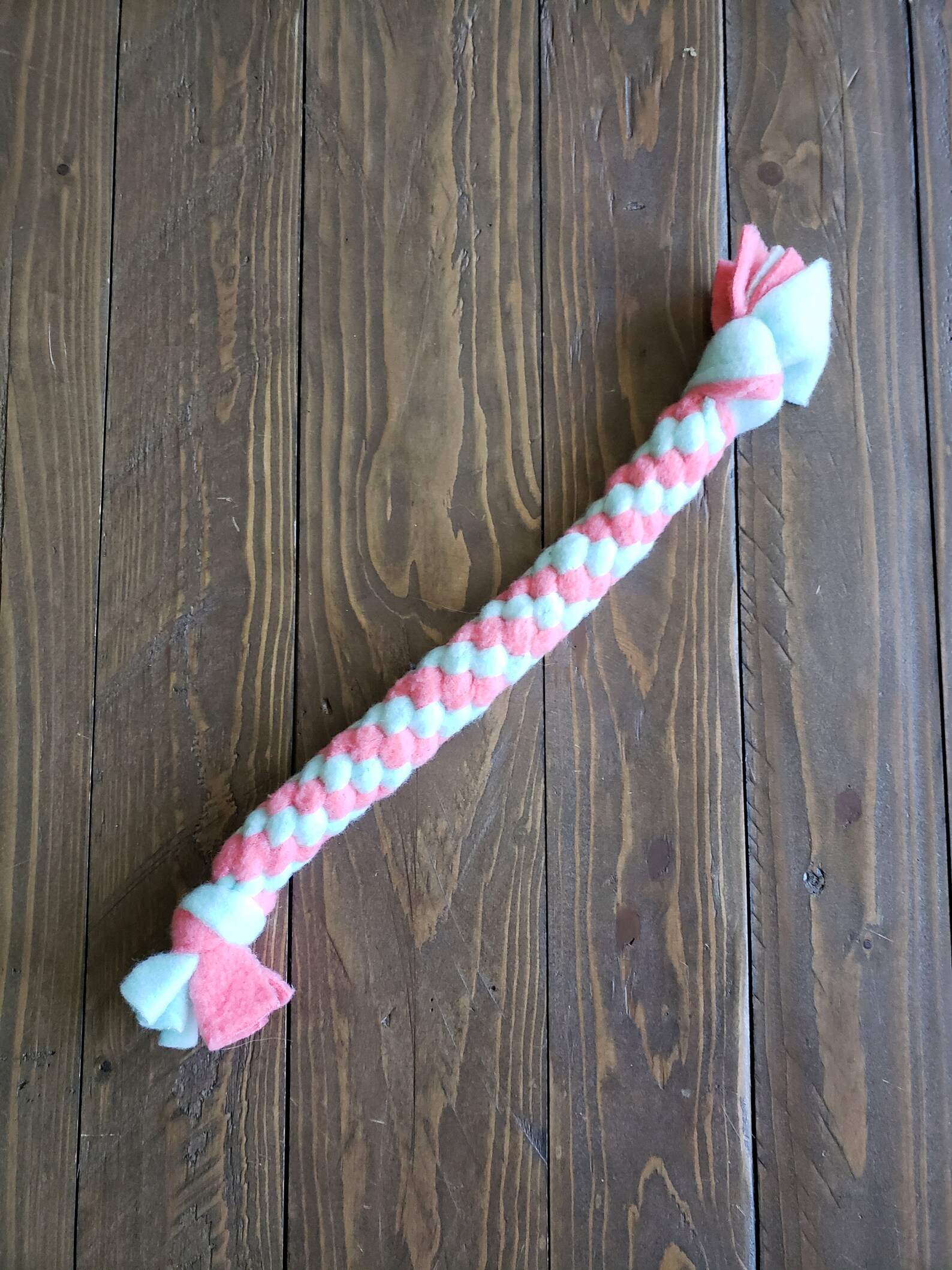 Small Braided Dog Toy Dog Toys Fleece Tug & Toss Dog Toy Etsy