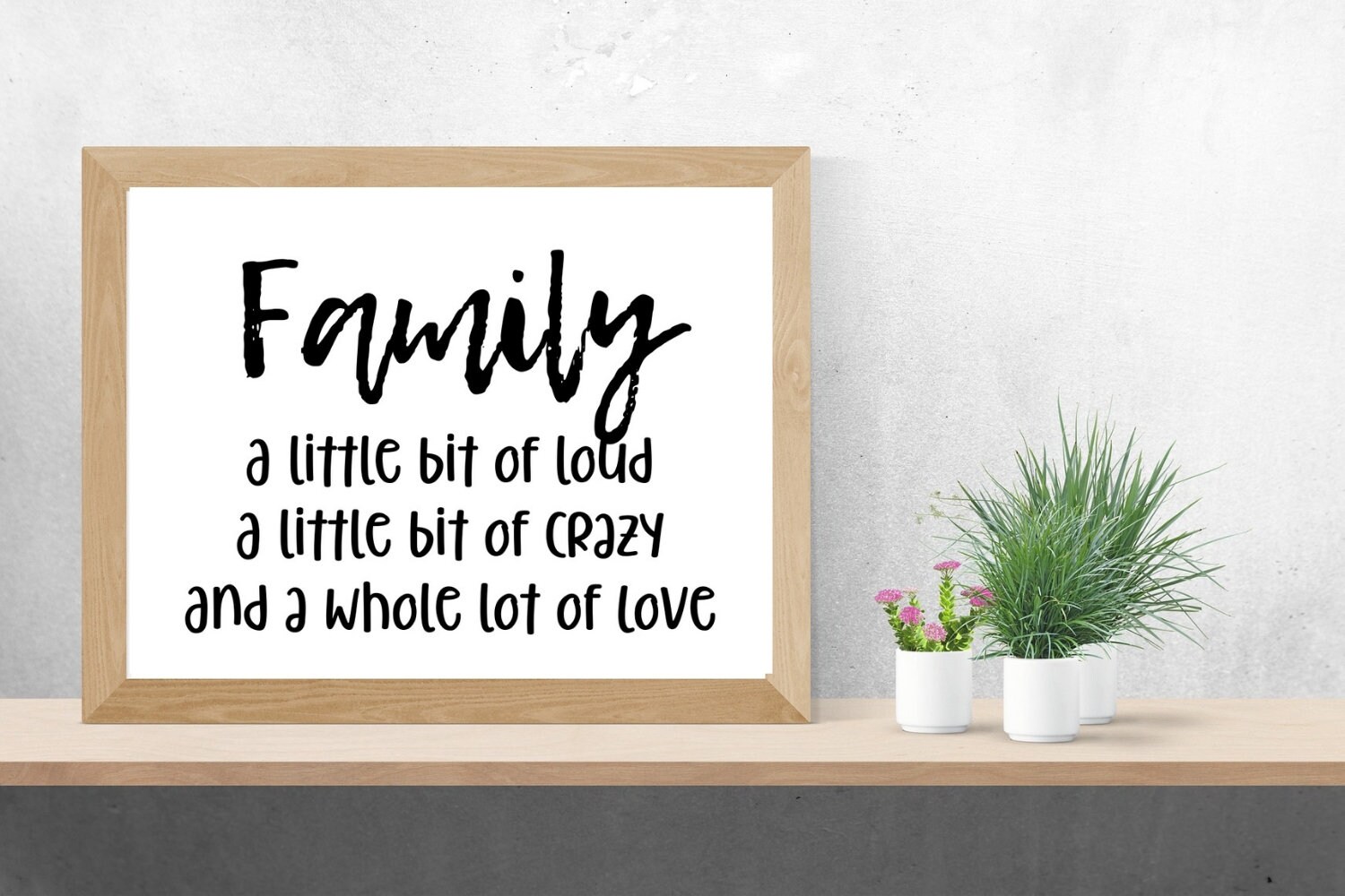 Family Love Printable, Loving Family Wall Art, Living Room Home Decor ...