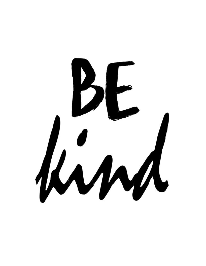 Be Kind Printable Quote Wall Decor Encouraging - Etsy