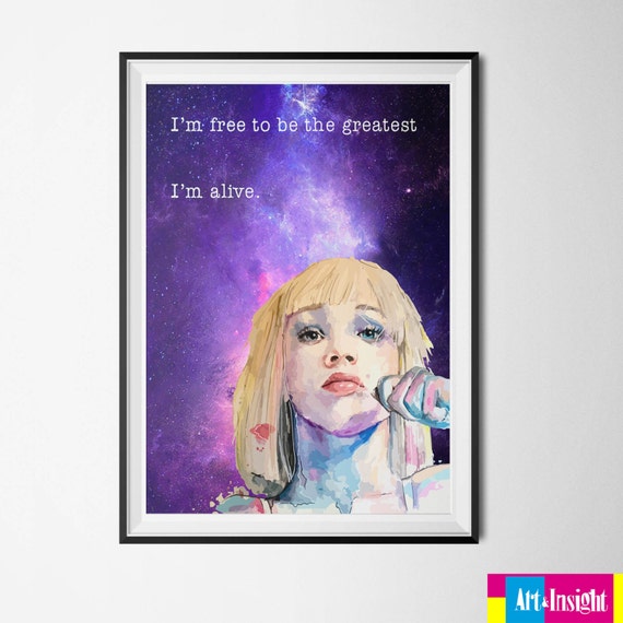 Sia The Greatest Maddie Ziegler Poster Printable Etsy