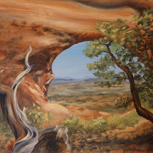 Arches National Park, landscape, oil painting, original art, fine art, outdoors, hiking, nature, original, decoration, art collector