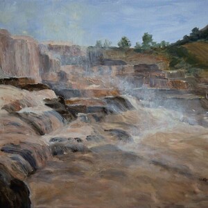 yellowstone, hot spring, mammoth hot springs, national park, yellowstone national park, nature, landscape, montana, gift for many occasions