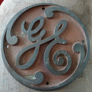 GE GENERAL ELECTRIC アンティーク　看板　丸 Vintage Ge Sign - Etsy