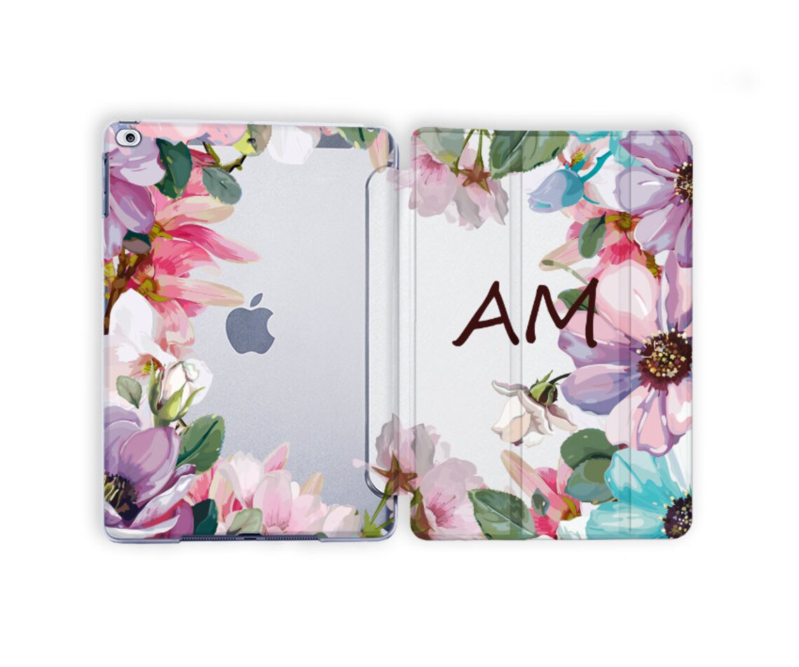 IPad Floral Case iPad Pro 10.5 Case Personalized iPad 9.7 2019 Etsy