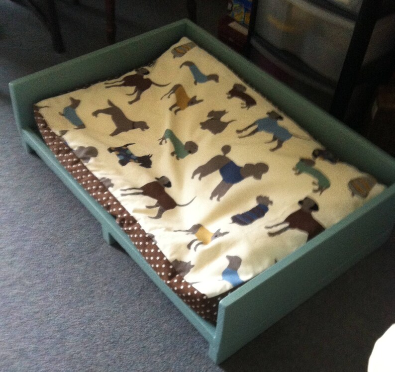 Extra large wooden dog bed/ whelping box. Etsy