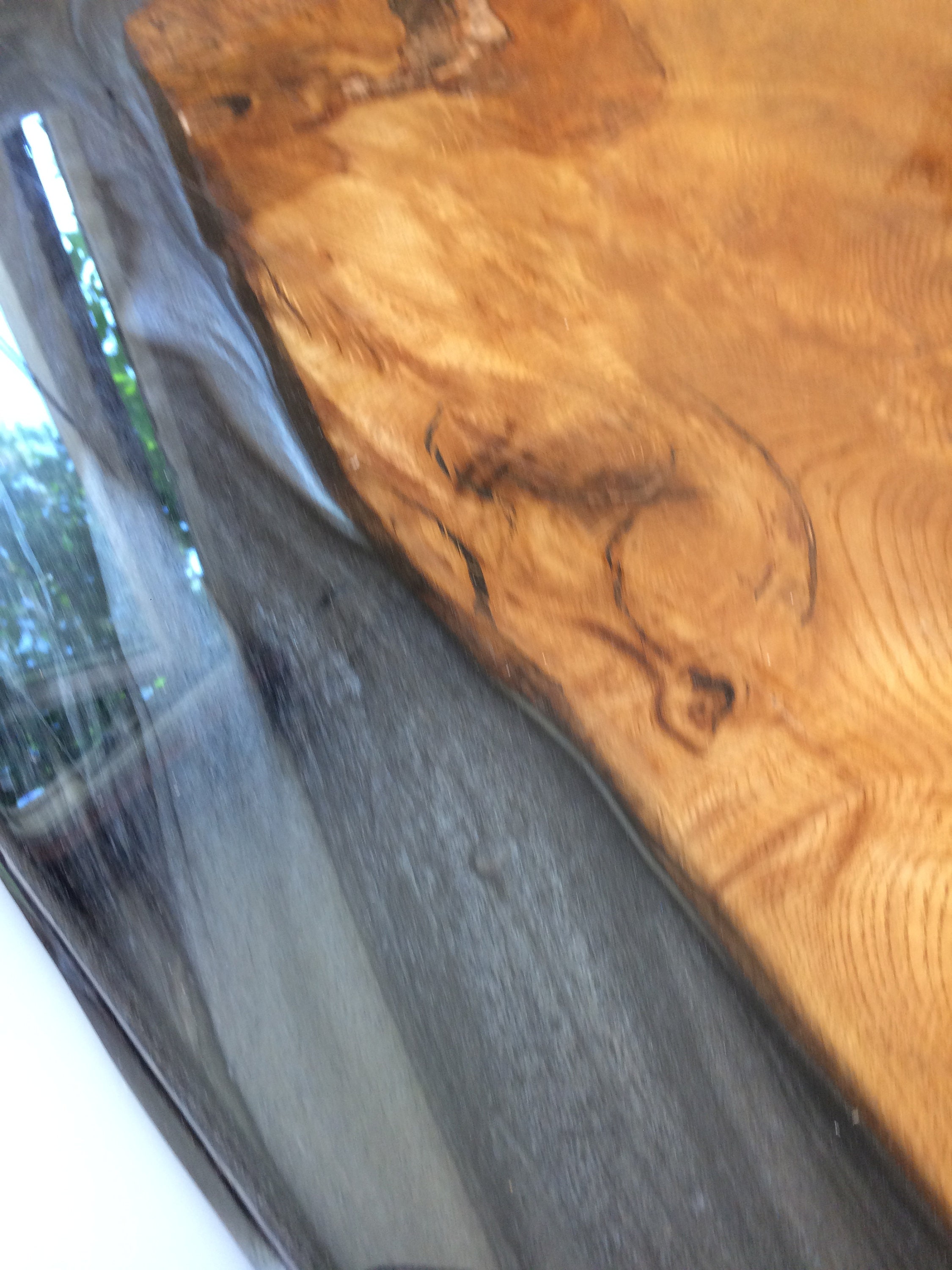 Diningtable/live Edge/epoxy Resin/liquid Glass Etsy Australia