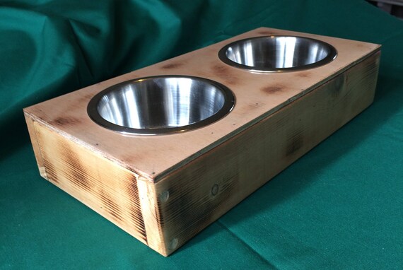 personalised raised dog bowls