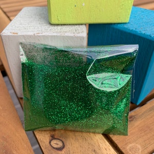 Glitzer 20gr, Grasgrün