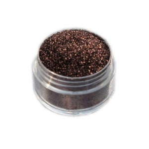 Glitzer 6ml, Schokobraun