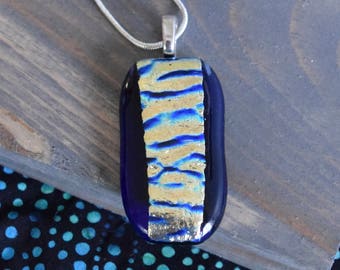 Dichroic Glass Necklace