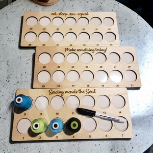 Thread Projektschale für Madeira / Coats & Clark / King Tut | Projekttablett | Garntablett | Faden Organizer
