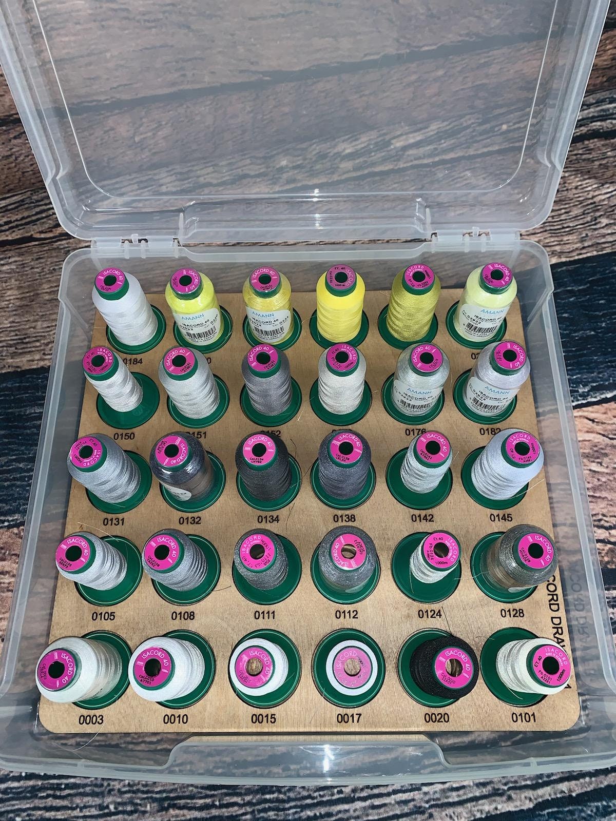 Inserciones de Cajón de Hilo de Bordado Isacord | Etsy