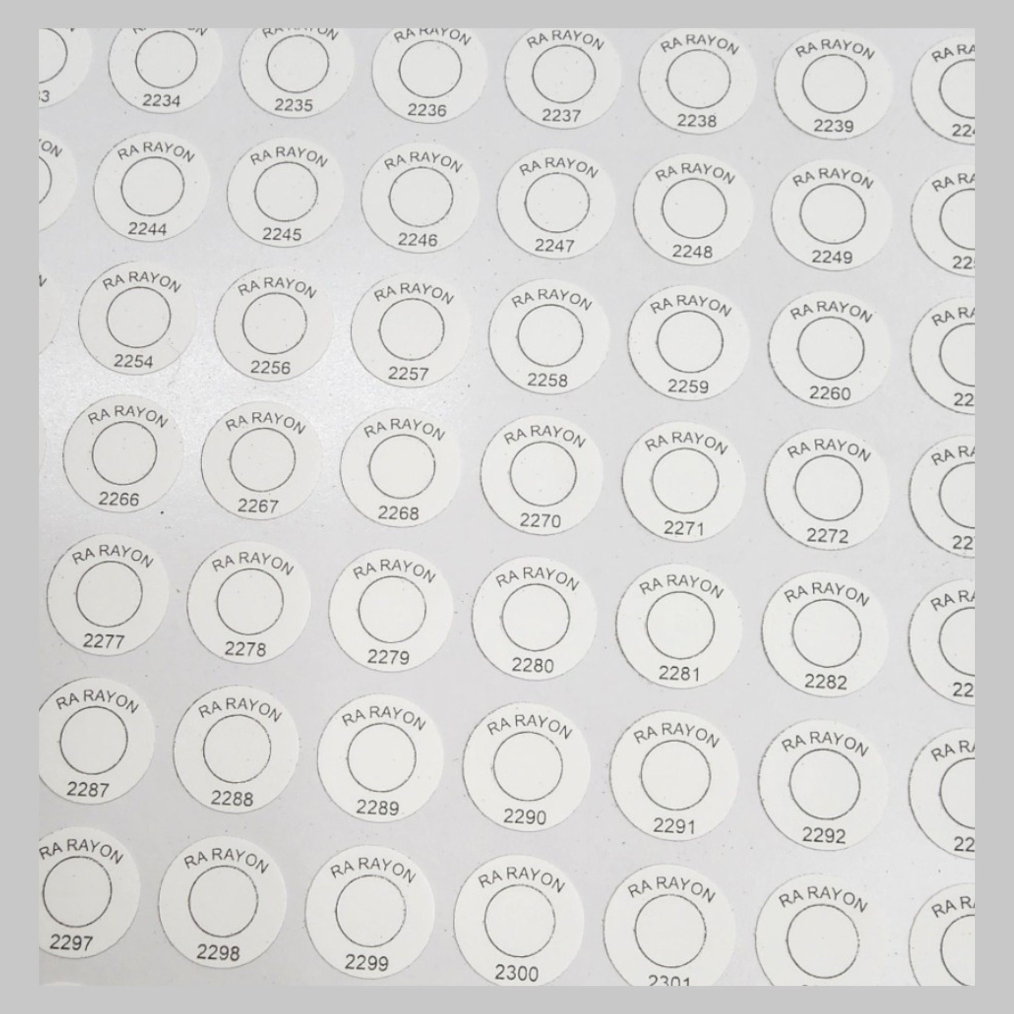 Spool Zone Sticker Robison-anton Spool Stickers | Embroidery Thread | Spool Sticker | Easy ...