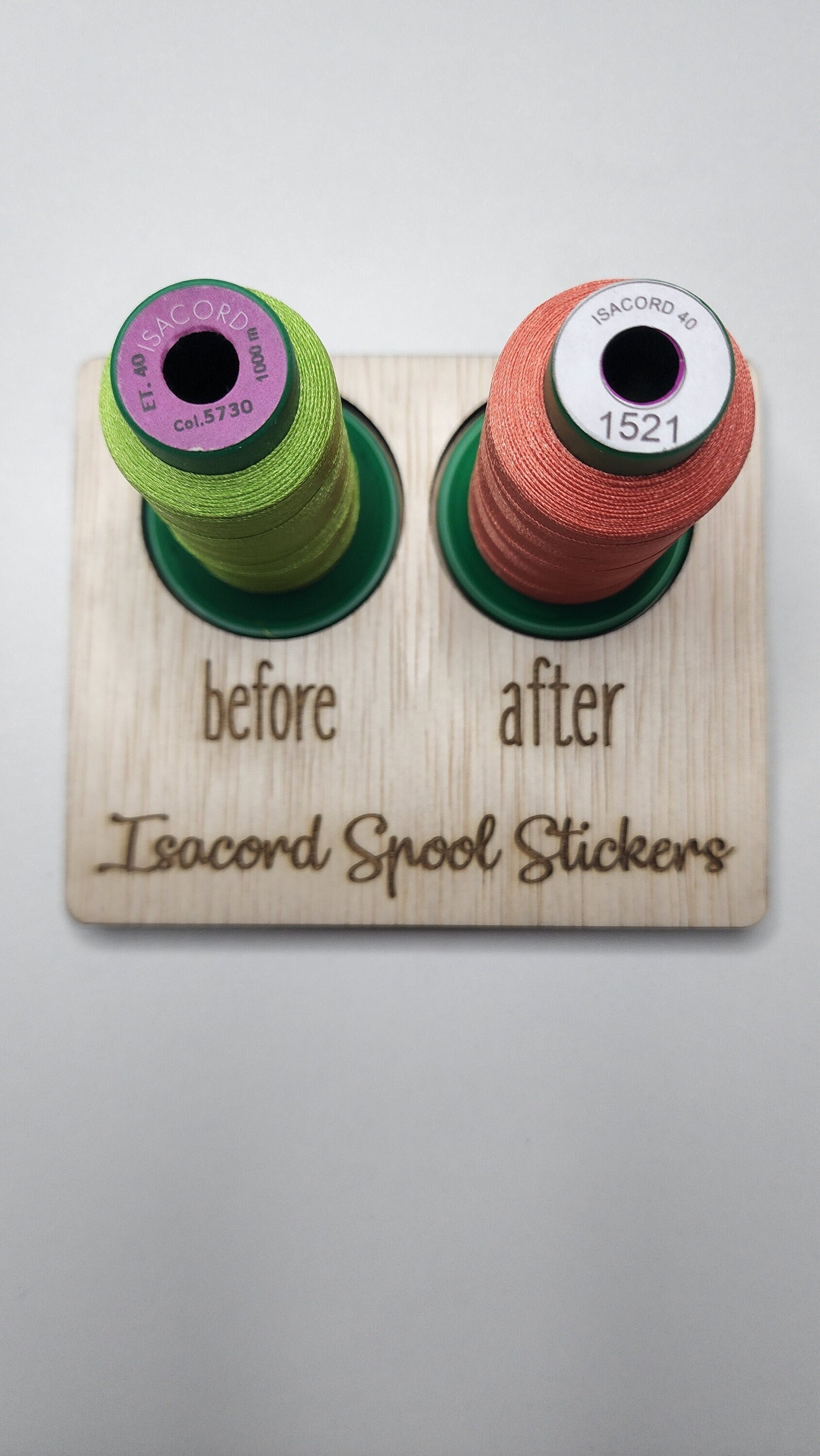 Isacord Embroidery Thread Storage Trays, Thread spool organizers, Embroidery thread storage