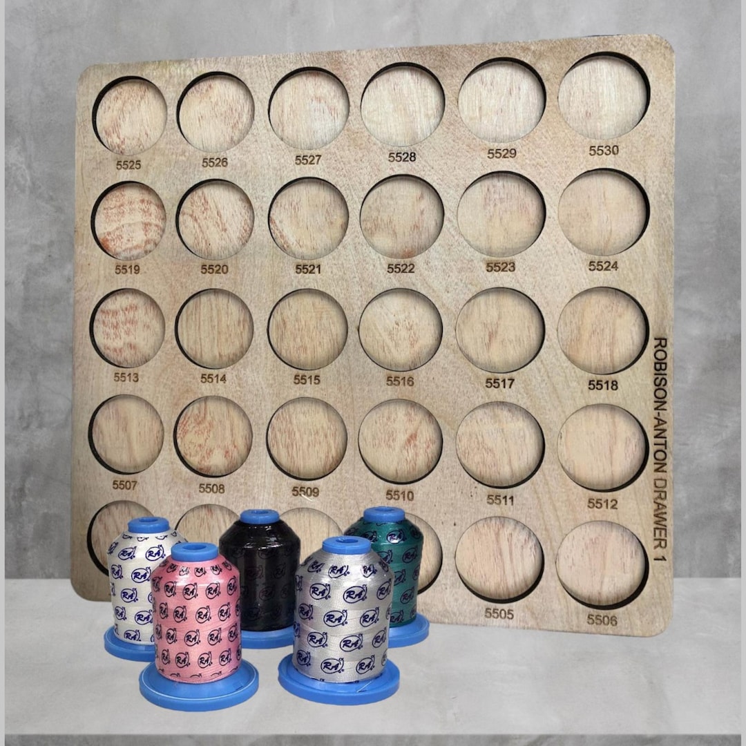 Robisonanton Embroidery Thread Storage Trays Thread Spool Organizers