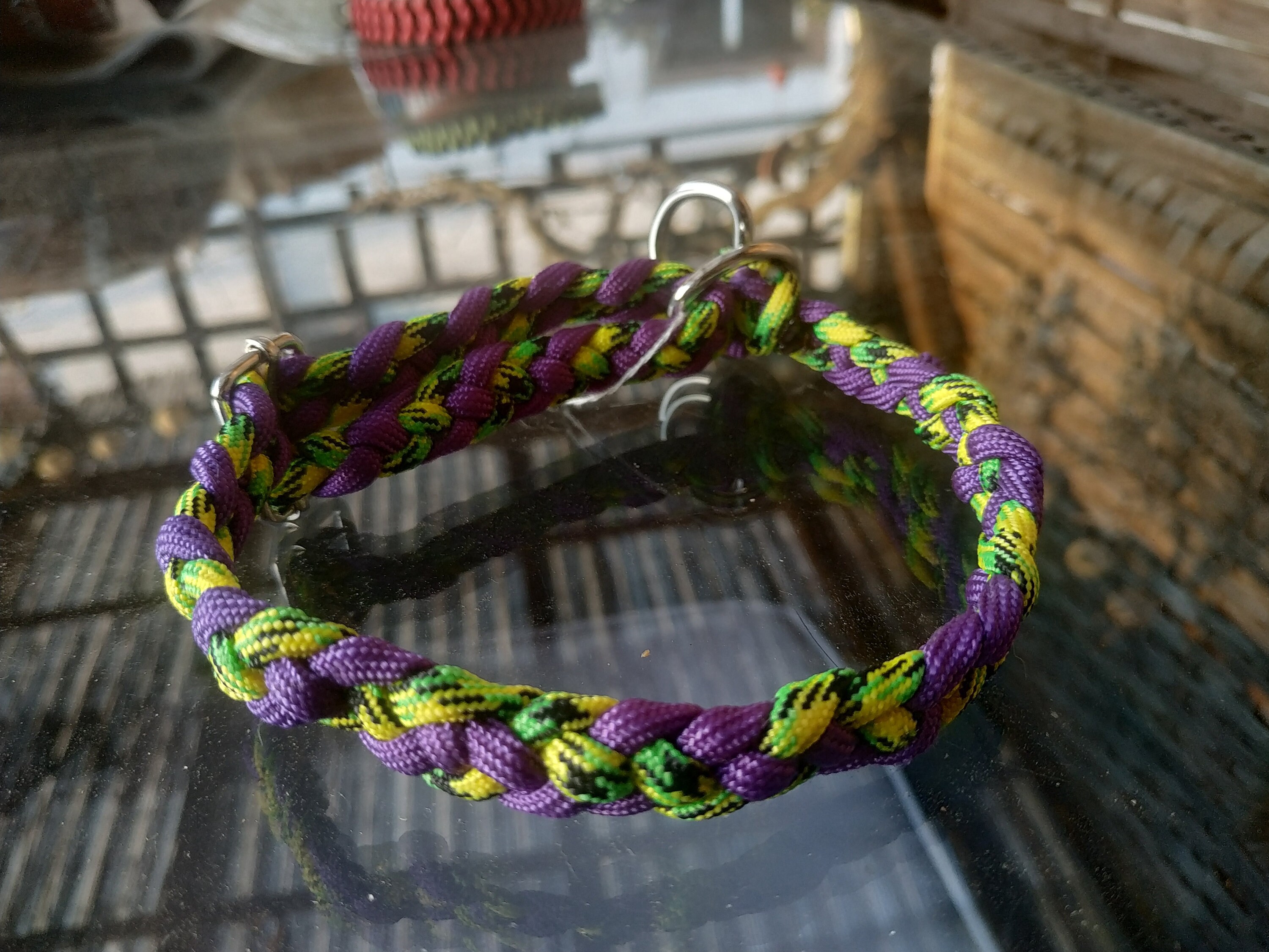 Collier Tressé Chien en Paracorde