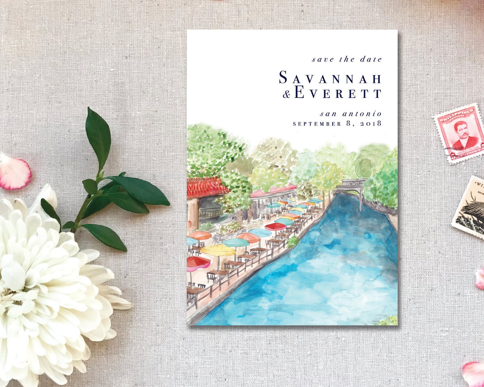 San Antonio Invitations San Antonio Save the Date San Etsy