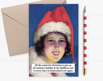 2020 Christmas Card | Mum Christmas Card | Lockdown Christmas