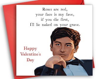 Saltburn Valentine's Day Card | Barry Keoghan | Saltburn Funny