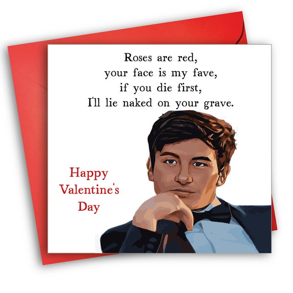 Saltburn Valentine's Day Card | Barry Keoghan | Saltburn Funny