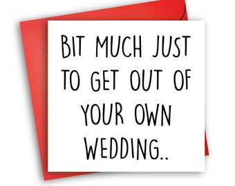 Postponed Wedding Card | Funny Wedding Card