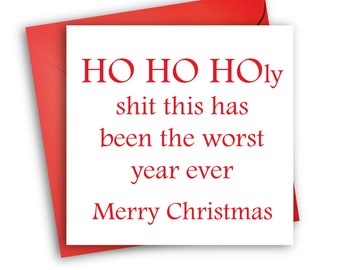 2020 Christmas Card | Funny Christmas Card | Worst Year Ever