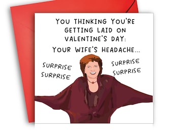 Funny Cilla Valentine's Card | Cilla Black | Surprise Surprise Meme