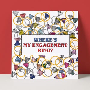 Funny Anniversary Card: Where&#39;s My Ring? Rude Humor
