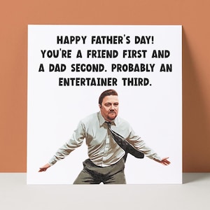Carte drôle de fête des pères | David Brent Card Papa | Carte Office UK