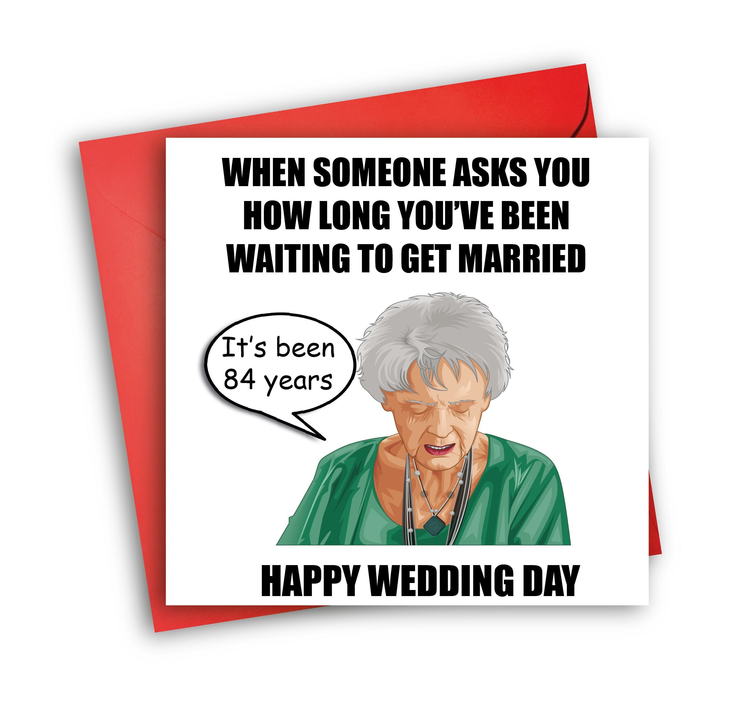 Funny Postponed Wedding Card Meme Card Lockdown Wedding - Etsy Singapore