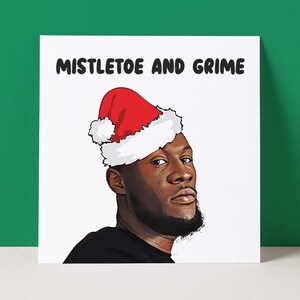 Carte de Noël Stormzy | Carte hip-hop sale | Carte de Noël pour ados