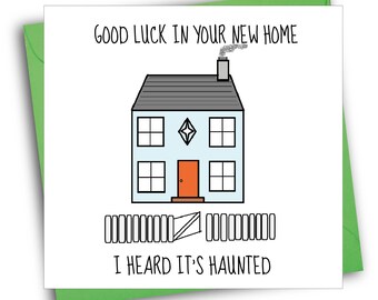 New home card/Greetings card/ Funny