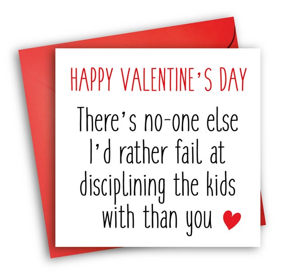 Funny Valentine's Day Card/ Discipline / Parent Fail - Etsy Funny Valentine's Day Card/ Discipline / Parent Fail - Etsy