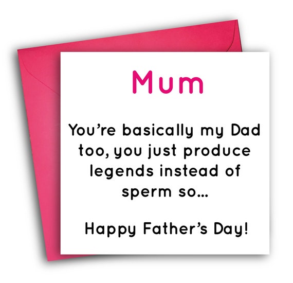 Funny Father s Day Card single Mum Father s Day Etsy Singapore