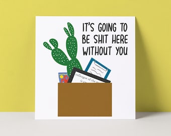 Funny Colleague Leaving Card: New Job Good Luck
