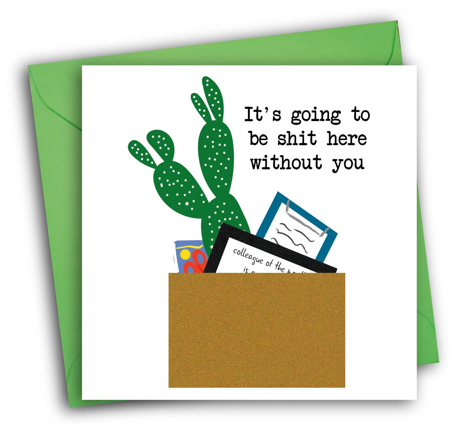 Sorry Youre Leaving Cardnew Jobfunny Greetings Card Etsy Uk