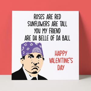 Michael Scott Valentine&#39;s Day Card: The Office Funny Card