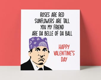 Michael Scott Valentine's Day Card: The Office Funny Card