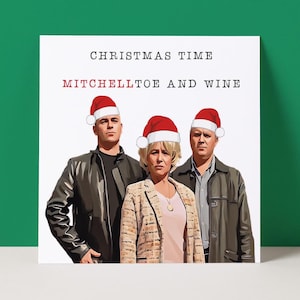 Carte de Noël de Mitchells Eastenders | Carte de savon Pop Culture