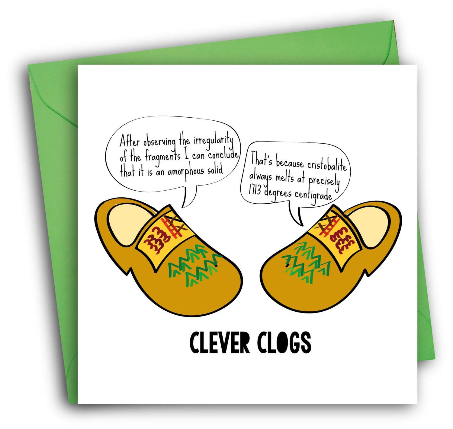 Clever Clogs Card/ Congratulations Card/ Funny Greetings Card Etsy UK