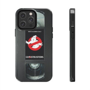 Who Ya Gonna Call, Ghostbusters Phone Case, Retro VHS Phone Case, 80's Retro VHS Phone Case, Tough Phone Case, Halloween Phone Case