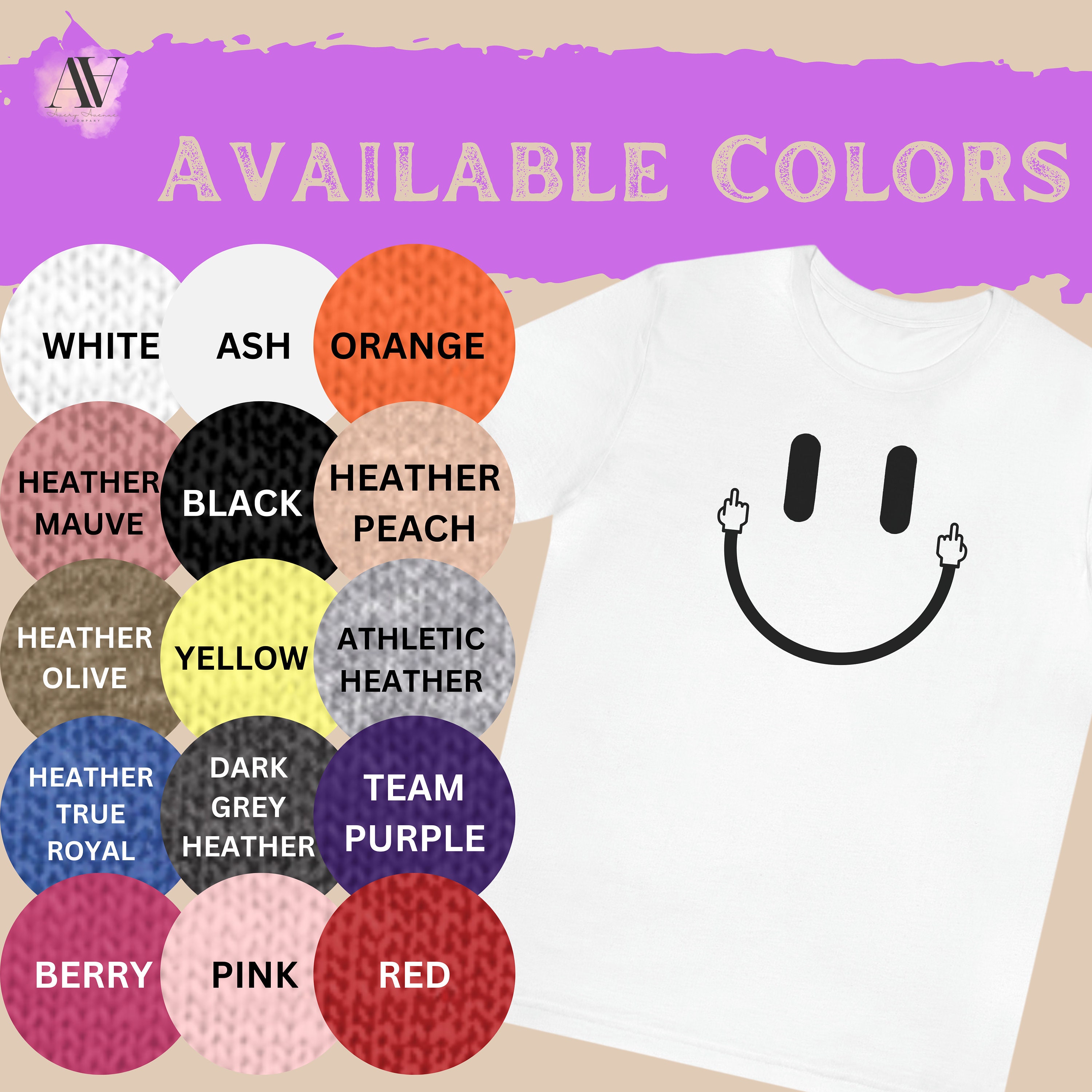 Smiley Happy Face Middle Finger Emotion Emoji Style Graphic - Etsy