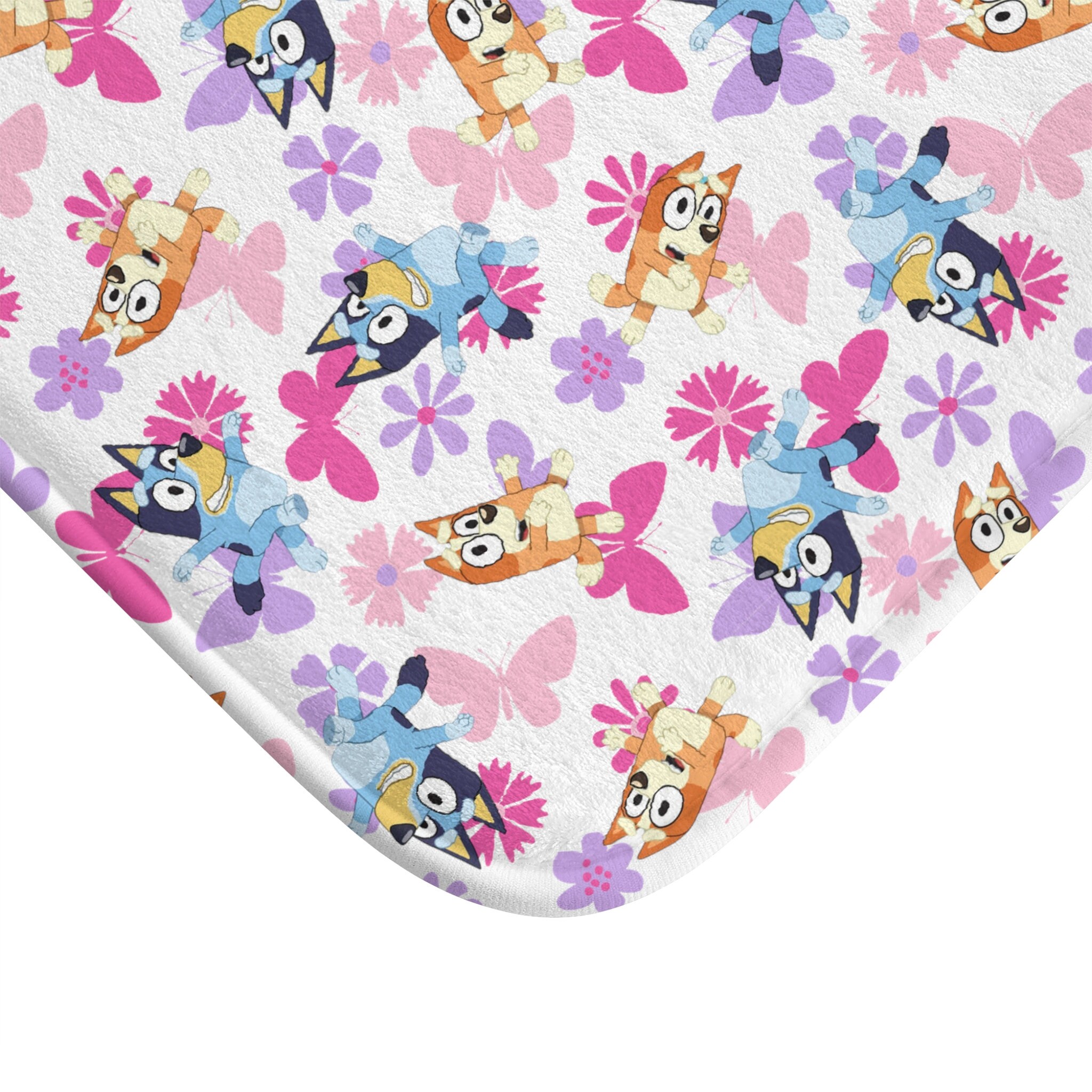 Heeler Sisters Bath Mat, BlueyDad & Bingo Bathroom