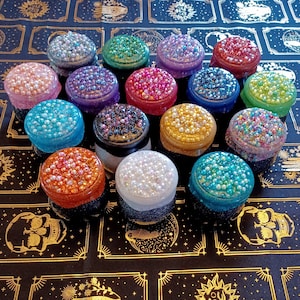 Bubbling Potion Cauldron Jars with Lids - Resin